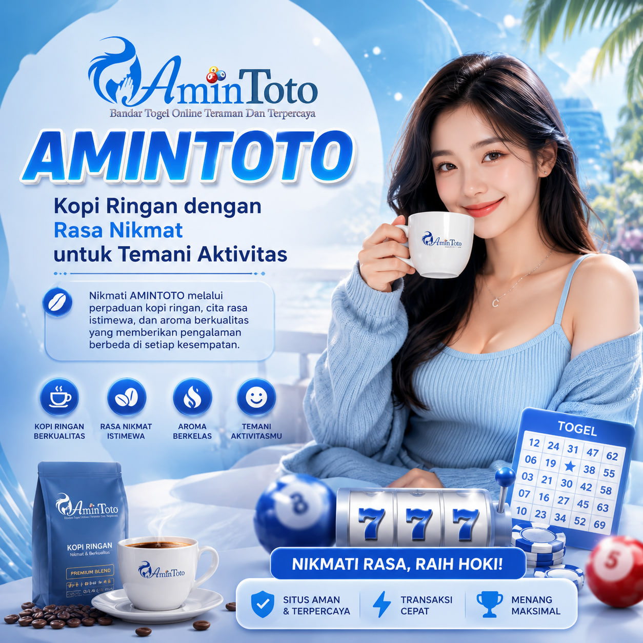 AMINTOTO | Kopi Ringan dengan Rasa Nikmat untuk Temani Aktivitas